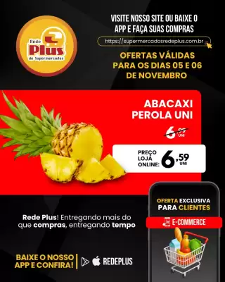 Folheto Rede Plus Supermercados (válido até 6-11)