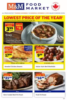 M & M Food Market flyer (valid until 13-11)