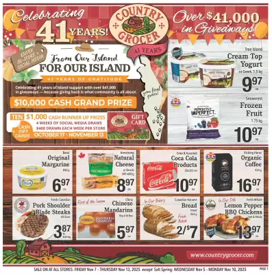Country Grocer flyer (valid until 12-11)