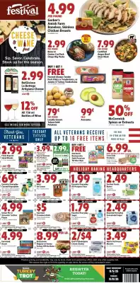 Festival Foods weekly ad (valid until 11-11)