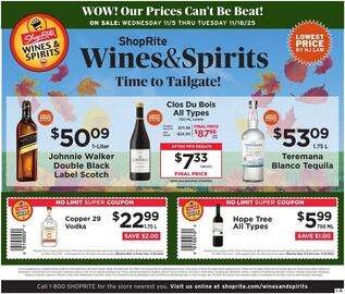 ShopRite flyer Page 1