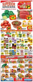 Superior Grocers weekly ad week 45 Page 1
