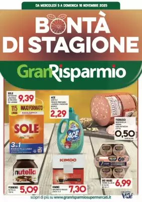 Volantino Gran Risparmio (valido fino al 16-11)