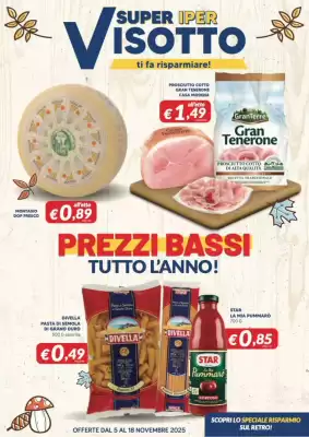 Volantino Supermercati Visotto (valido fino al 16-11)