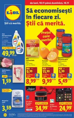 Catalog Lidl (valid până la 16-11)