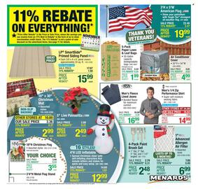 Menards weekly ad Page 1