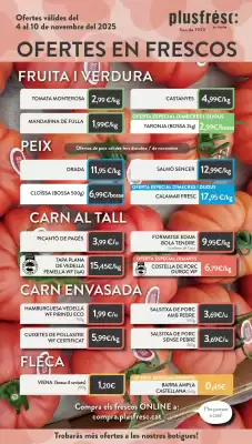 Folleto Plusfresc (válido hasta el 10-11)
