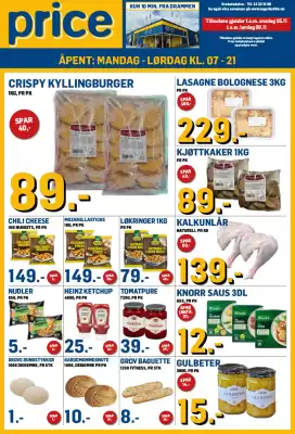 Price Lagerbutikk kundeavis (gyldig til 8-11)