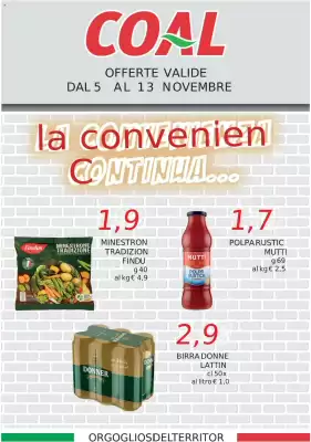 Volantino Supermercato Coal (valido fino al 13-11)