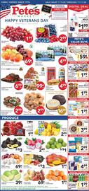Pete's Fresh Market weekly ad week 45 Page 1