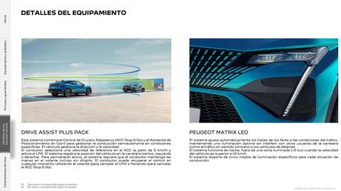 Folleto Peugeot Página 21