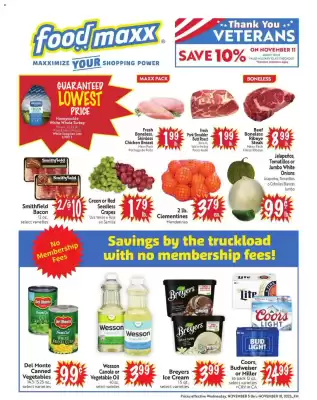 Foodmaxx weekly ad (valid until 18-11)
