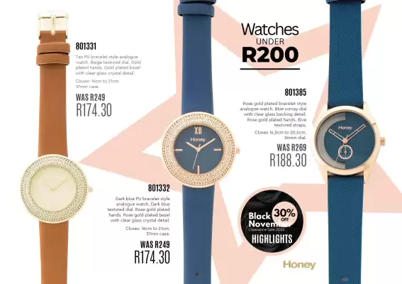 Honey Fashion Accessories catalogue (valid until 11-11)