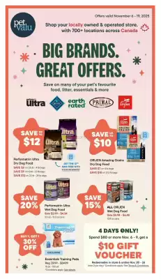 Petvalu flyer (valid until 12-11)