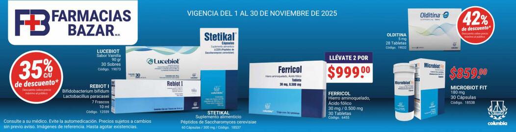 Catálogo Farmacias Bazar Página 1