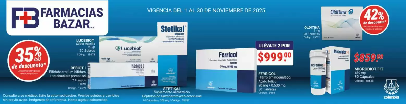 Catálogo Farmacias Bazar