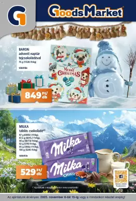 Goods Market akciós újság (érvényes eddig: 15-11)