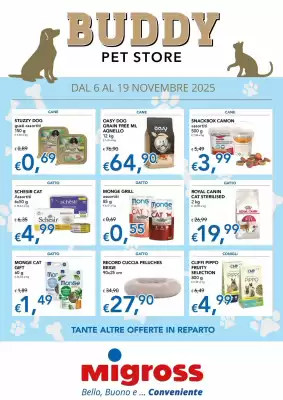 Volantino Migross Superstore (valido fino al 19-11)