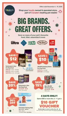Bosley's flyer (valid until 12-11)