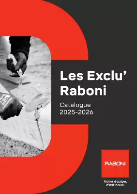 Catalogue Raboni (valable jusqu'au 1-01)