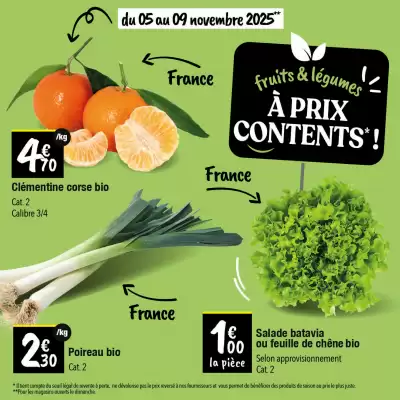 Catalogue Les Comptoirs de la Bio (valable jusqu'au 9-11)