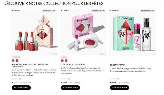 Catalogue MAC Cosmetics (valable jusqu'au 23-11)