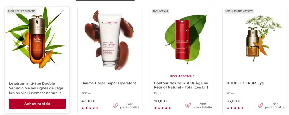Catalogue Clarins (valable jusqu'au 23-11)