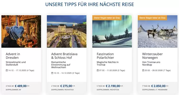 Gruber Reisen Flugblatt (gültig bis 18-11)