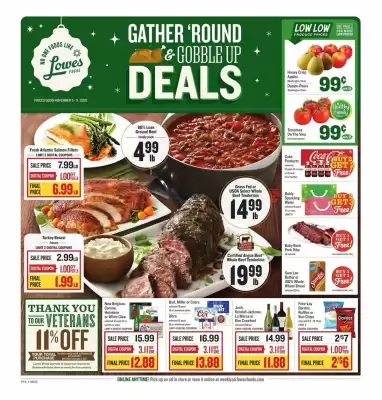 Lowes Foods weekly ad (valid until 11-11)