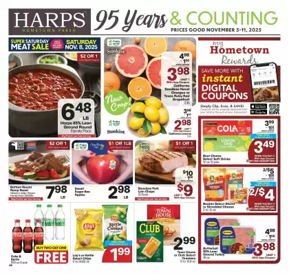 Harp's Market weekly ad (valid until 11-11)