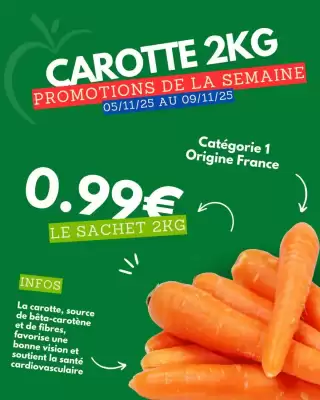 Catalogue marché frais Géant (valable jusqu'au 9-11)