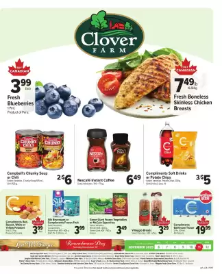 Clover Farm flyer (valid until 19-11)