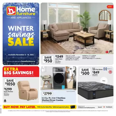Home Furniture flyer (valid until 11-11)