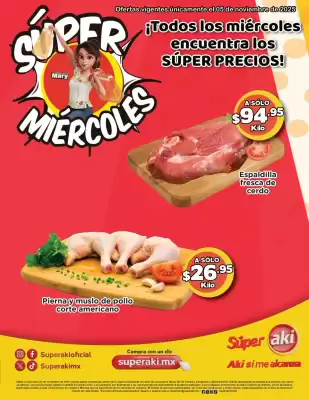 Folleto Super Aki (válido hasta 5-11)