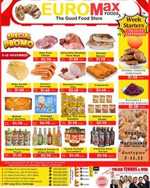 EuroMax Foods flyer week 45 Page 1