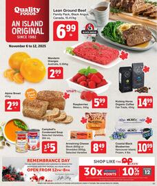 Quality Foods flyer week 45 Page 1