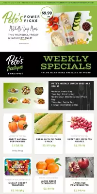 Pete's Fine Foods flyer (valid until 12-11)