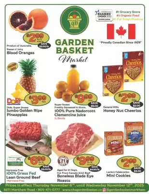 The Garden Basket flyer (valid until 12-11)