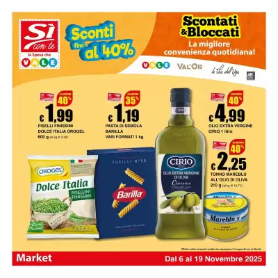 Volantino Sì con te Market (valido fino al 19-11)