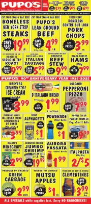 Pupo's Food Market flyer (valid until 12-11)