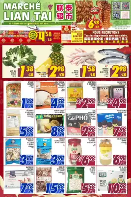 Marché Lian Tai flyer (valid until 12-11)