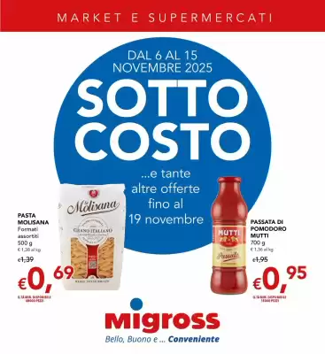 Volantino Migross Supermercati e Market (valido fino al 19-11)