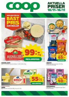 Coop reklamblad (giltig till och med 16-11)