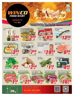 WinCo Food Mart flyer (valid until 12-11)