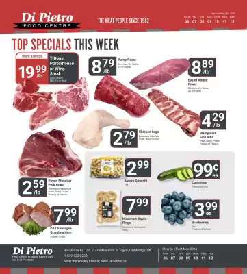 Di Pietro flyer (valid until 12-11)