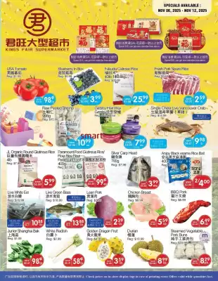 Kings Fair Supermarket flyer (valid until 12-11)