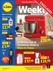 Lidl leaflet week 46 Page 1