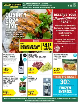 New Seasons Market weekly ad (valid until 11-11)