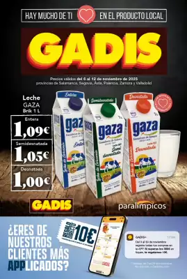 Folleto Gadis (válido hasta el 12-11)