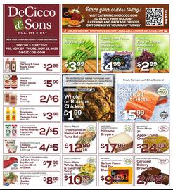 DeCicco & Sons weekly ad week 45 Page 1